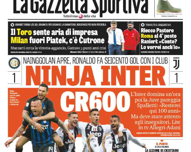 rassegna stampa calcio