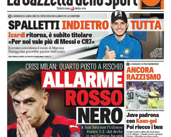 rassegna stampa calcio