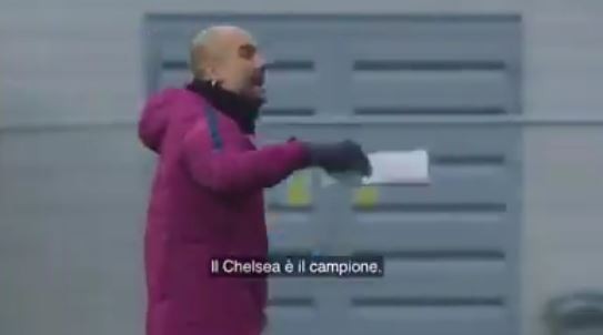 guardiola allenamento