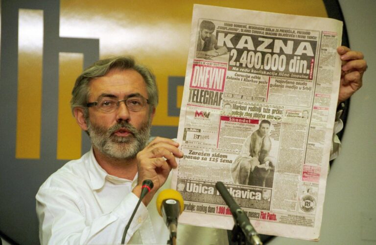 omicidio giornalista Serbia