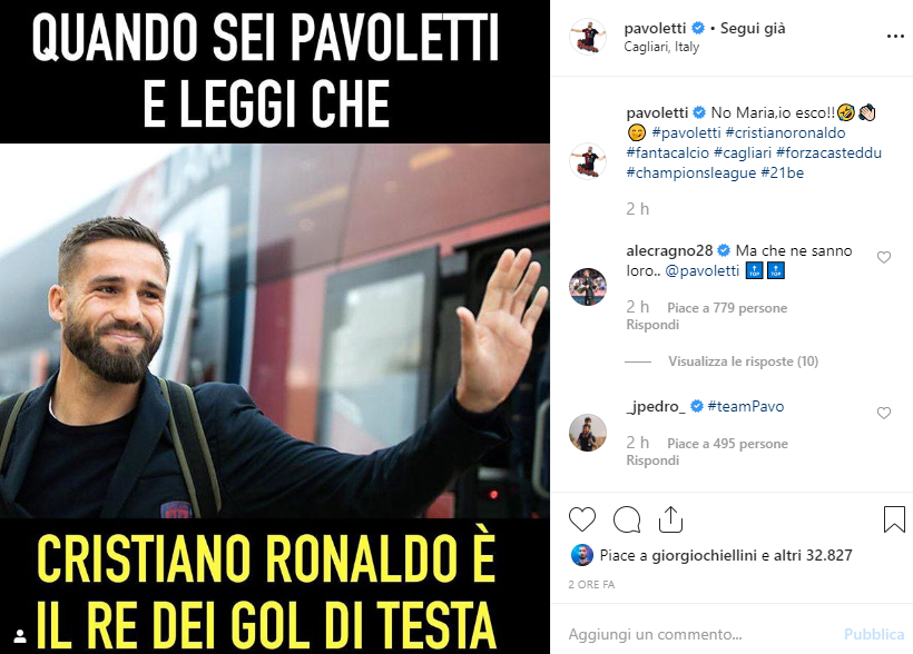 colpo di testa Pavoletti