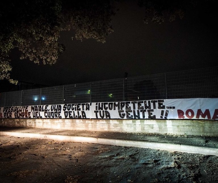 striscioni de rossi