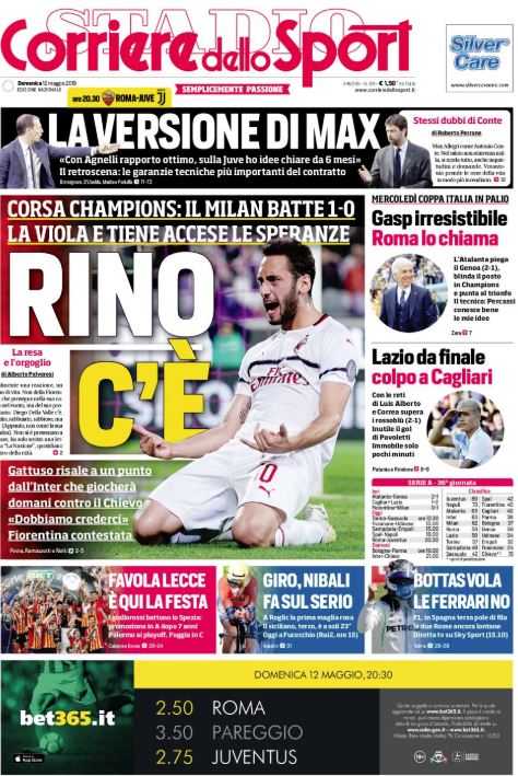 rassegna stampa calcio