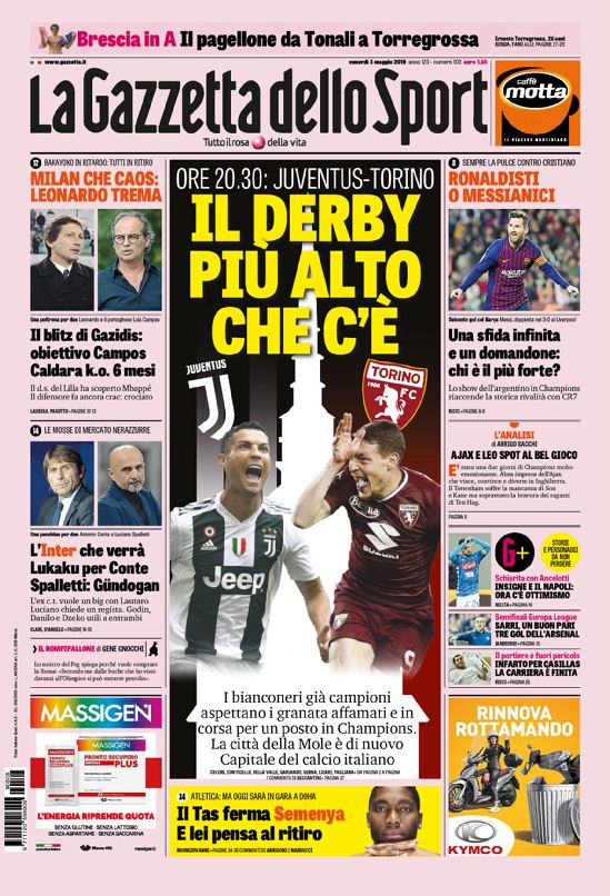 rassegna stampa calcio