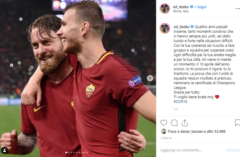 Addio De Rossi