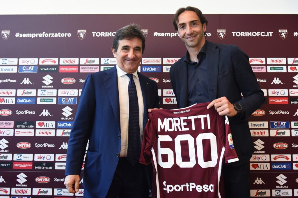 striscione Moretti