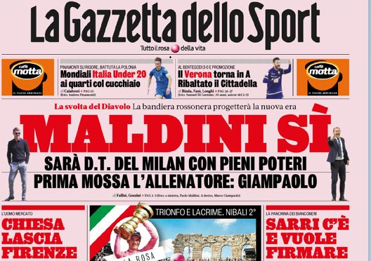 rassegna stampa 3 giugno