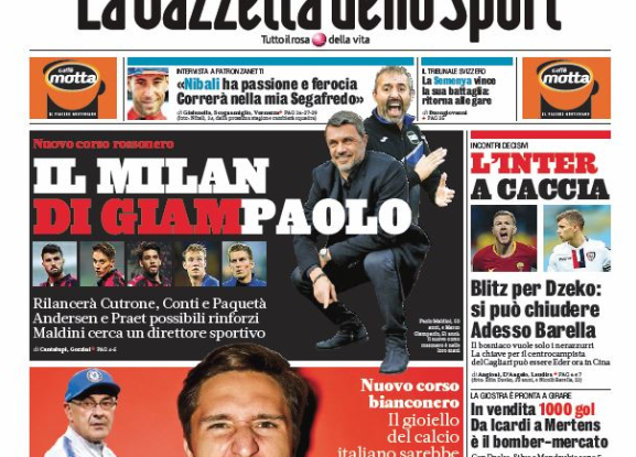 rassegna stampa calcio