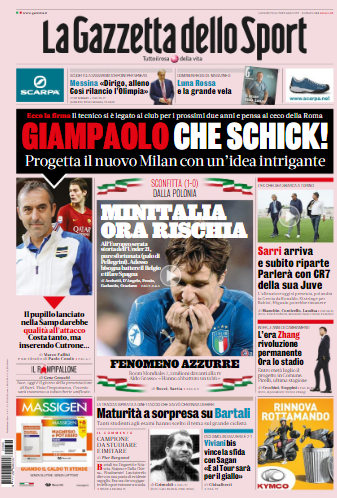 rassegna stampa calcio