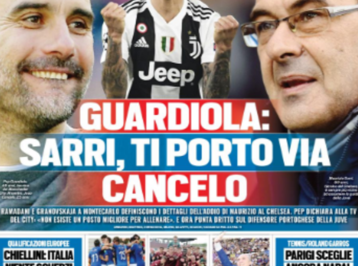 La rassegna stampa di sabato 8 giugno - Le prime pagine di calcio