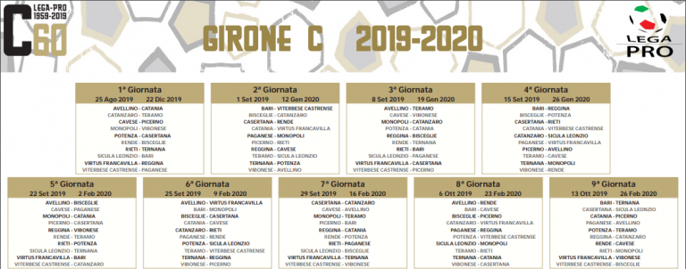 Calendario Girone C