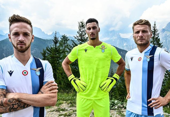 presentazione e maglia Lazio