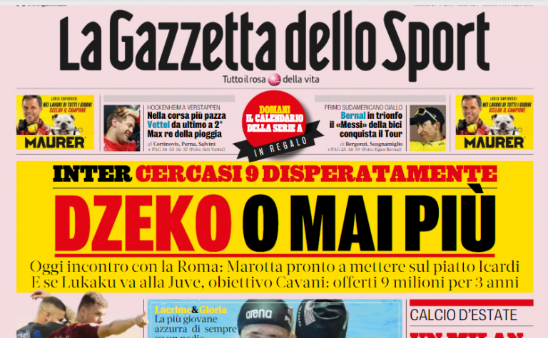 rassegna stampa calcio