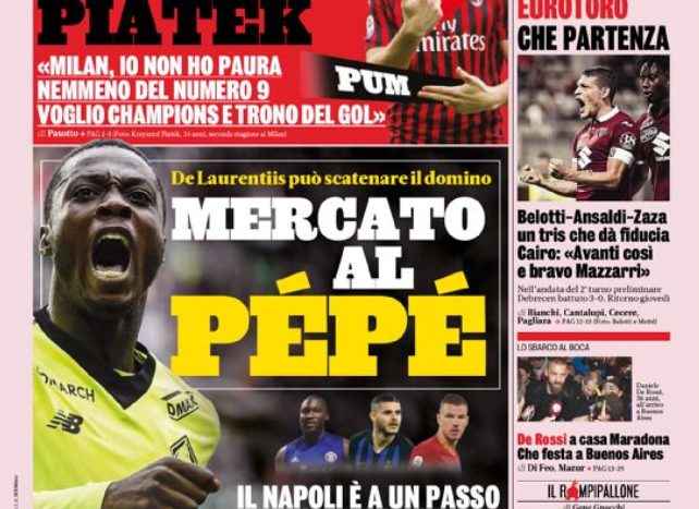 rassegna stampa calcio