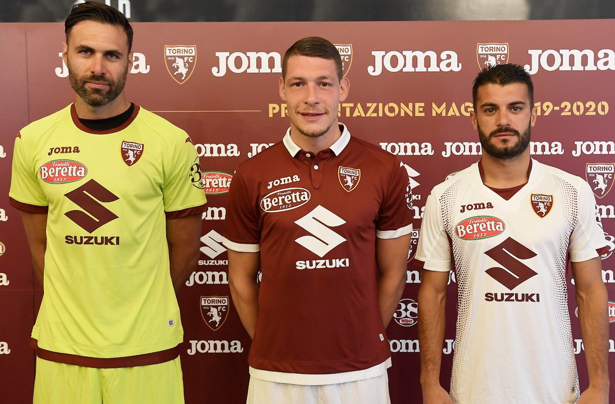 Torino, presentate le nuove maglie per la prossima stagione le divise