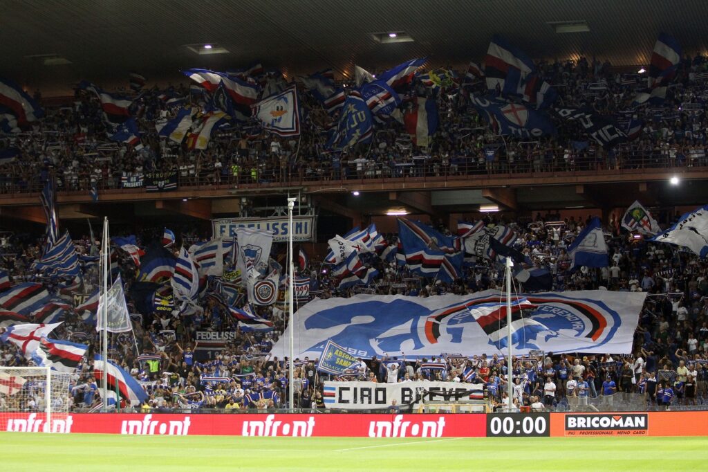 contestazione tifosi Sampdoria