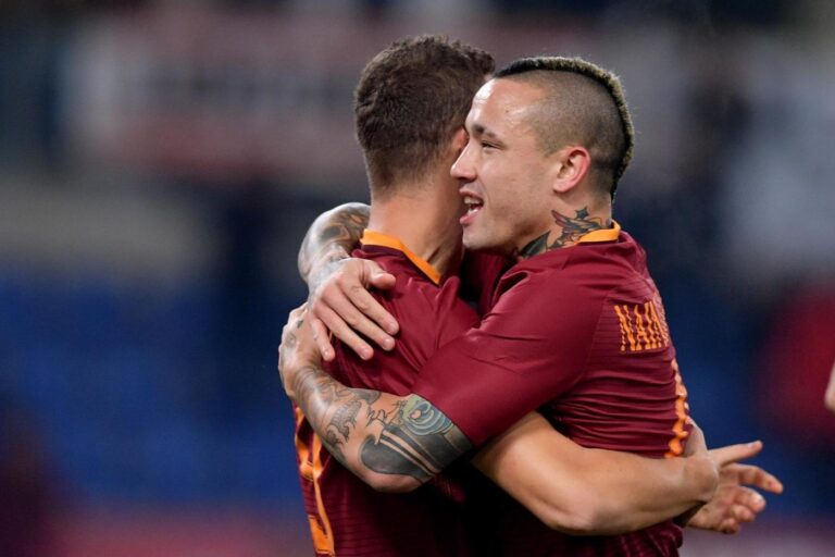 auguri Nainggolan a Dzeko