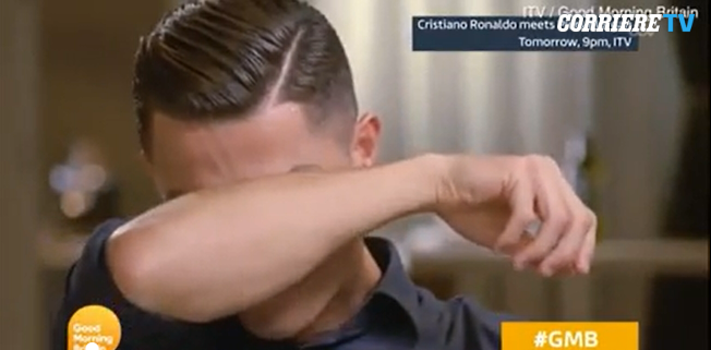 lacrime Cristiano Ronaldo