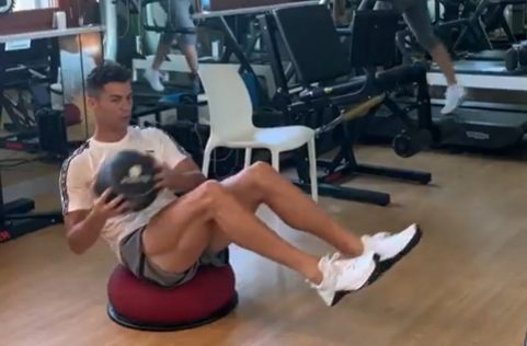 allenamento Cristiano Ronaldo