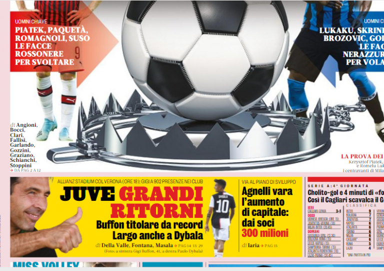 rassegna stampa calcio