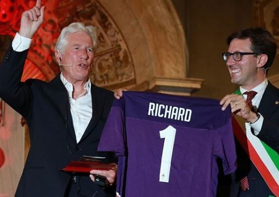 maglia Fiorentina a Richard Gere