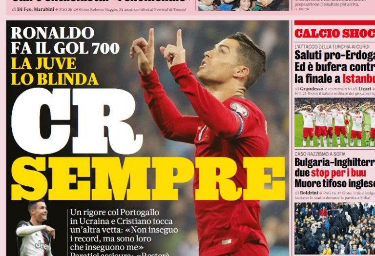 rassegna stampa calcio