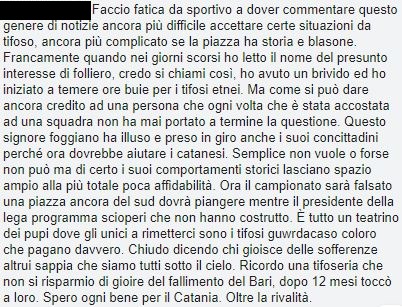 Commenti Catania