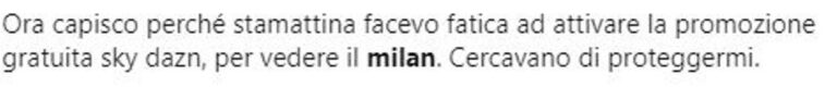 reazioni social milan