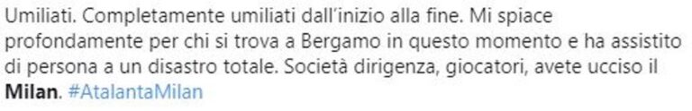 reazioni social milan
