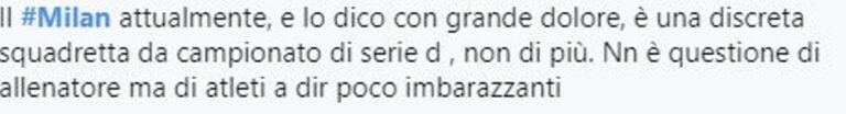 reazioni social milan