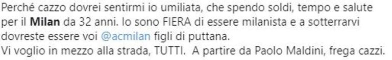 reazioni social milan