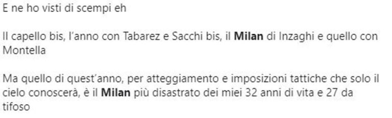 reazioni social milan