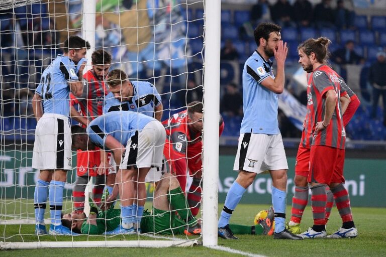 infortunio Agazzi Lazio-Cremonese