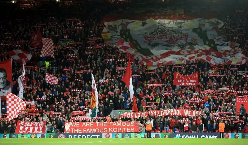 Anfield tifosi Liverpool