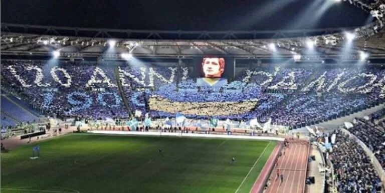 Lazio-Napoli coreografia