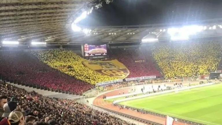 Roma-Lazio coreografia