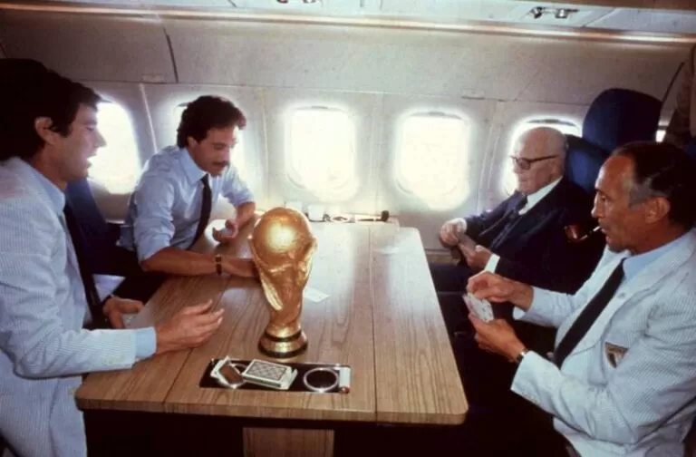 Scopone Causio, Pertini, Zoff, Bearzot