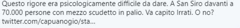 rigore Toloi-Lautaro Inter-Atalanta