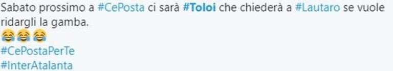 rigore Toloi-Lautaro Inter-Atalanta