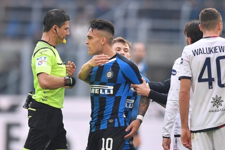 espulsione Lautaro Martinez