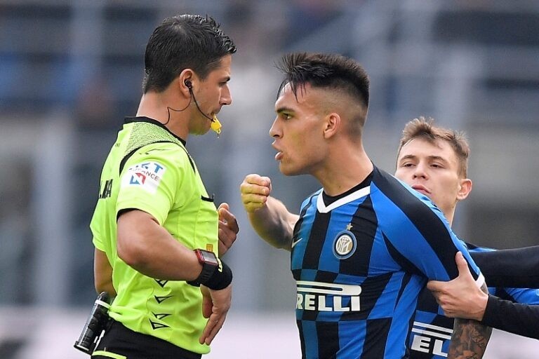 espulsione Lautaro Martinez