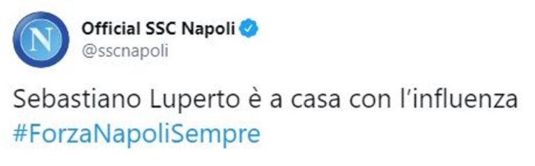 tweet napoli