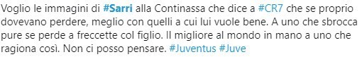 reazioni social sarri