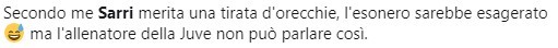 reazioni social sarri