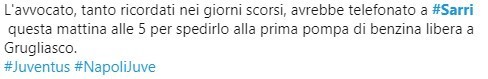 reazioni social sarri