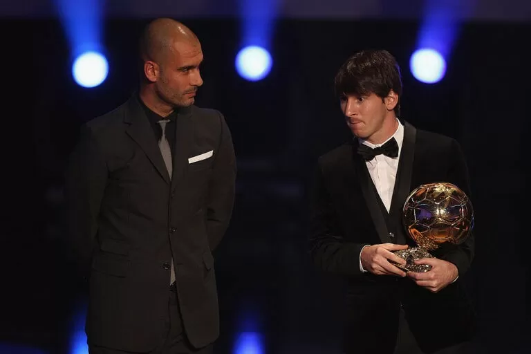 Guardiola e Messi