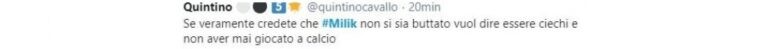Napoli-Lecce rigore Milik
