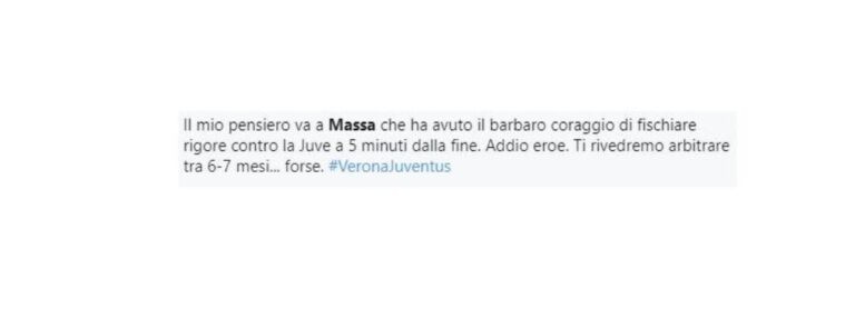 arbitro massa