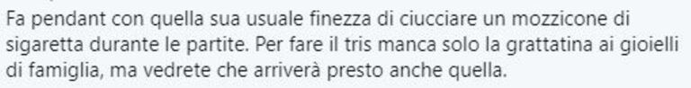 tweet sarri scaccola