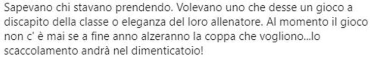 tweet sarri scaccola